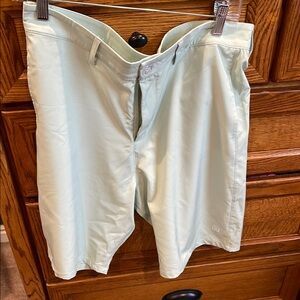 Womens Albion Bermuda Light Green Shorts